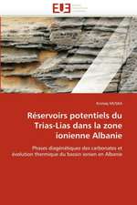 Réservoirs potentiels du Trias-Lias dans la zone ionienne Albanie