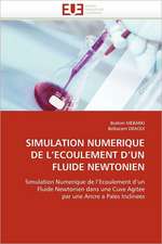 Simulation Numerique de L'Ecoulement D'Un Fluide Newtonien