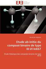 Etude AB-Initio Du Compose Binaire de Type III-VI In6s7