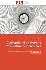 Conception D'Un Systeme D'Aspiration de Poussieres