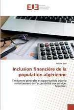 Inclusion financière de la population algérienne