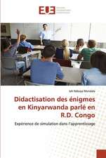 Didactisation des énigmes en Kinyarwanda parlé en R.D. Congo