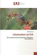 L'évaluation en FLE