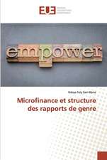 Microfinance et structure des rapports de genre