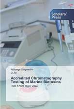 Accredited Chromatography Testing of Marine Biotoxins