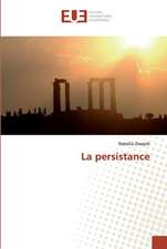 La persistance