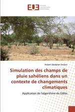 Simulation des champs de pluie sahéliens dans un contexte de changements climatiques