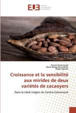 Croissance et la sensibilité aux mirides de deux variétés de cacaoyers