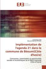 Implémentation de l'agenda 21 dans la commune de Bèoumi(Côte d'Ivoire)