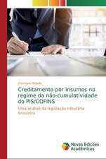 Creditamento por insumos no regime da não-cumulatividade do PIS/COFINS