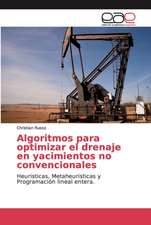 Algoritmos para optimizar el drenaje en yacimientos no convencionales