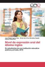 Nivel de expresión oral del idioma ingles