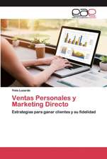 Ventas Personales y Marketing Directo