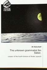 The unknown grammatist Ibn Saber