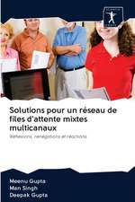 Solutions pour un réseau de files d'attente mixtes multicanaux