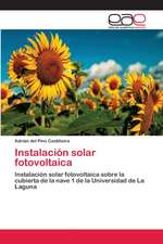 Instalación solar fotovoltaica