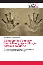 Competencia social y ciudadana y aprendizaje-servicio solidario