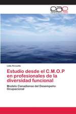 Estudio desde el C.M.O.P en profesionales de la diversidad funcional