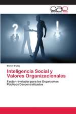 Inteligencia Social y Valores Organizacionales