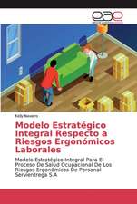 Modelo Estratégico Integral Respecto a Riesgos Ergonómicos Laborales