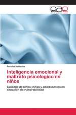 Inteligencia emocional y maltrato psicologico en niños