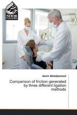 Comparison of friction generated by three different ligation methods