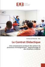 Le Contrat Didactique