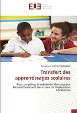 Transfert des apprentissages scolaires