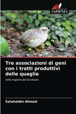 Tre associazioni di geni con i tratti produttivi delle quaglie