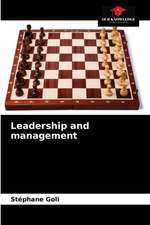 Leadership and management