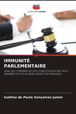 IMMUNITÉ PARLEMENTAIRE