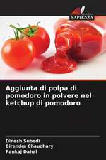 Aggiunta di polpa di pomodoro in polvere nel ketchup di pomodoro