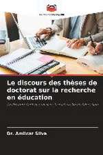 Le discours des thèses de doctorat sur la recherche en éducation