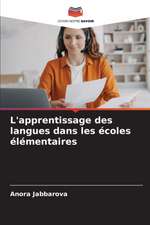 L'apprentissage des langues dans les écoles élémentaires