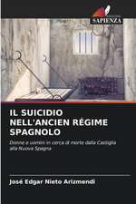 IL SUICIDIO NELL'ANCIEN RÉGIME SPAGNOLO