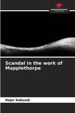 Scandal in the work of Mapplethorpe