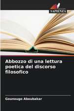 Abbozzo di una lettura poetica del discorso filosofico