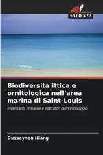 Biodiversità ittica e ornitologica nell'area marina di Saint-Louis