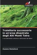 Traiettorie successorie in un'area disastrata degli Alti Monti Tatra