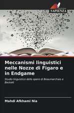 Meccanismi linguistici nelle Nozze di Figaro e in Endgame