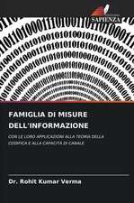 FAMIGLIA DI MISURE DELL'INFORMAZIONE