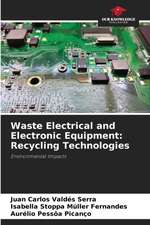 Waste Electrical and Electronic Equipment: Recycling Technologies