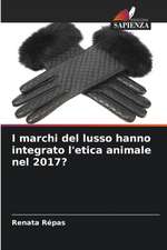 I marchi del lusso hanno integrato l'etica animale nel 2017?