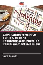 L'évaluation formative sur le web dans l'apprentissage mixte de l'enseignement supérieur