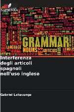 Interferenza degli articoli spagnoli nell'uso inglese