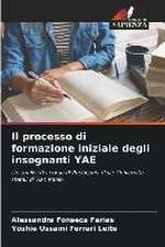 Il processo di formazione iniziale degli insegnanti YAE