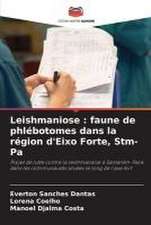 Leishmaniose : faune de phlébotomes dans la région d'Eixo Forte, Stm-Pa