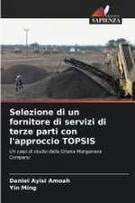 Selezione di un fornitore di servizi di terze parti con l'approccio TOPSIS