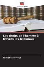 Les droits de l'homme à travers les tribunaux