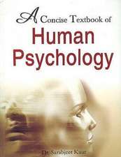 Concise Textbook of Human Psychology